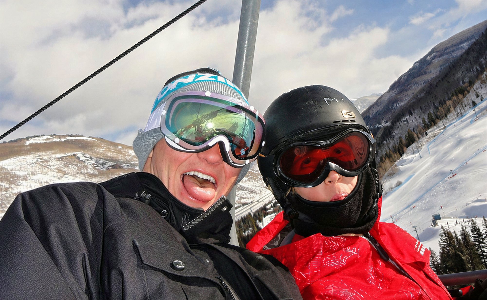 Coach Alex Biegler on Team Ski Day