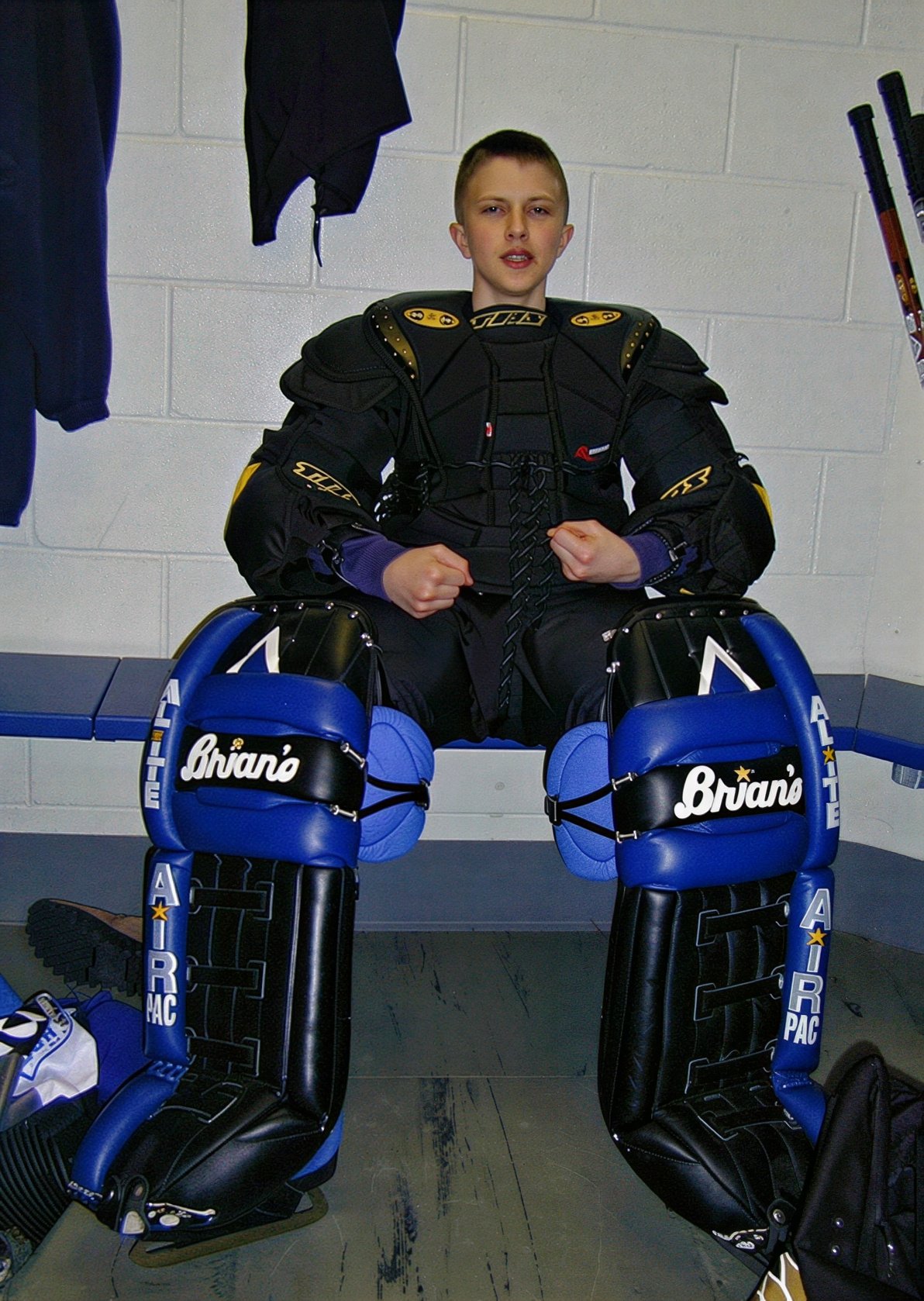 Our Fearless goalie, Foster Fox