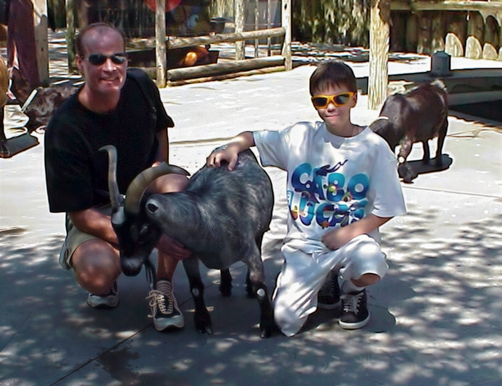 Scott Somes and Son Coulter enjoying the zoo