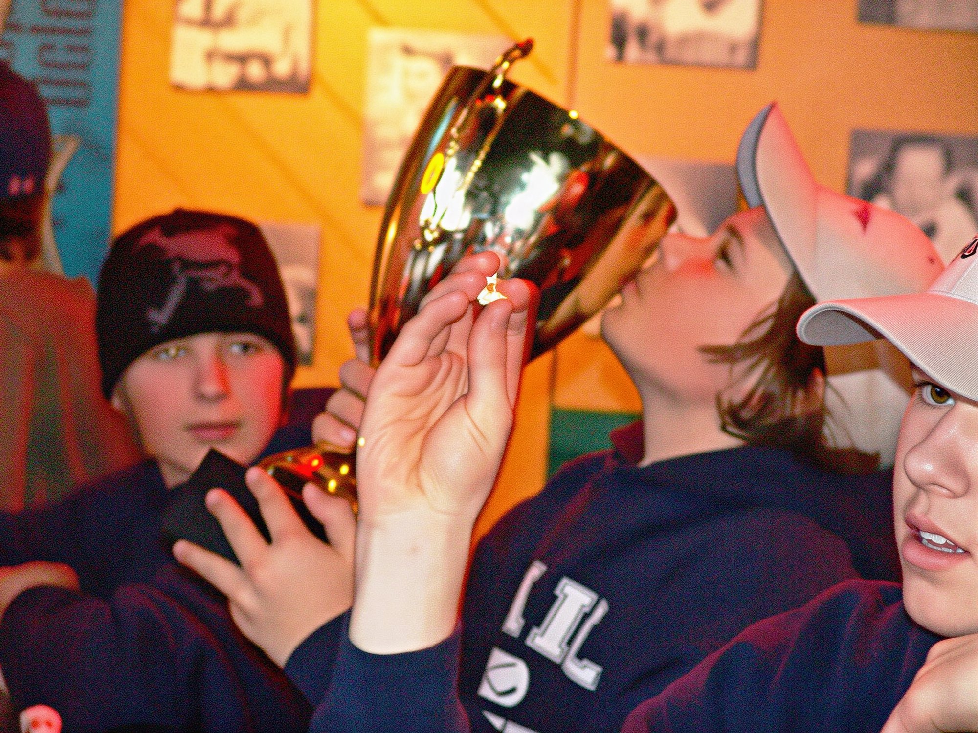 Nick Porter - played strong defense while still leading the offensive rush.  Kody Wyatt tosses popcorn at the camera!