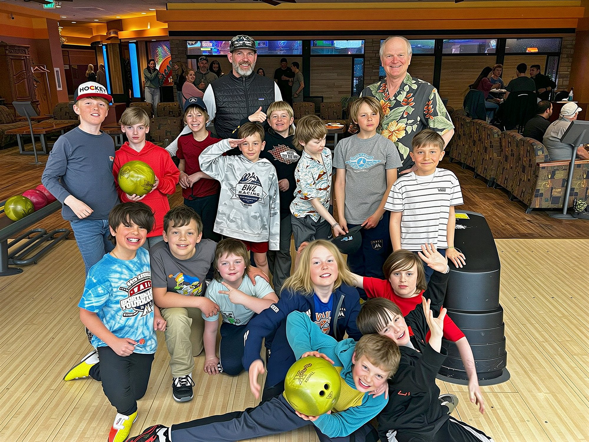 End of year Party at Eagle Bowling Alley photo