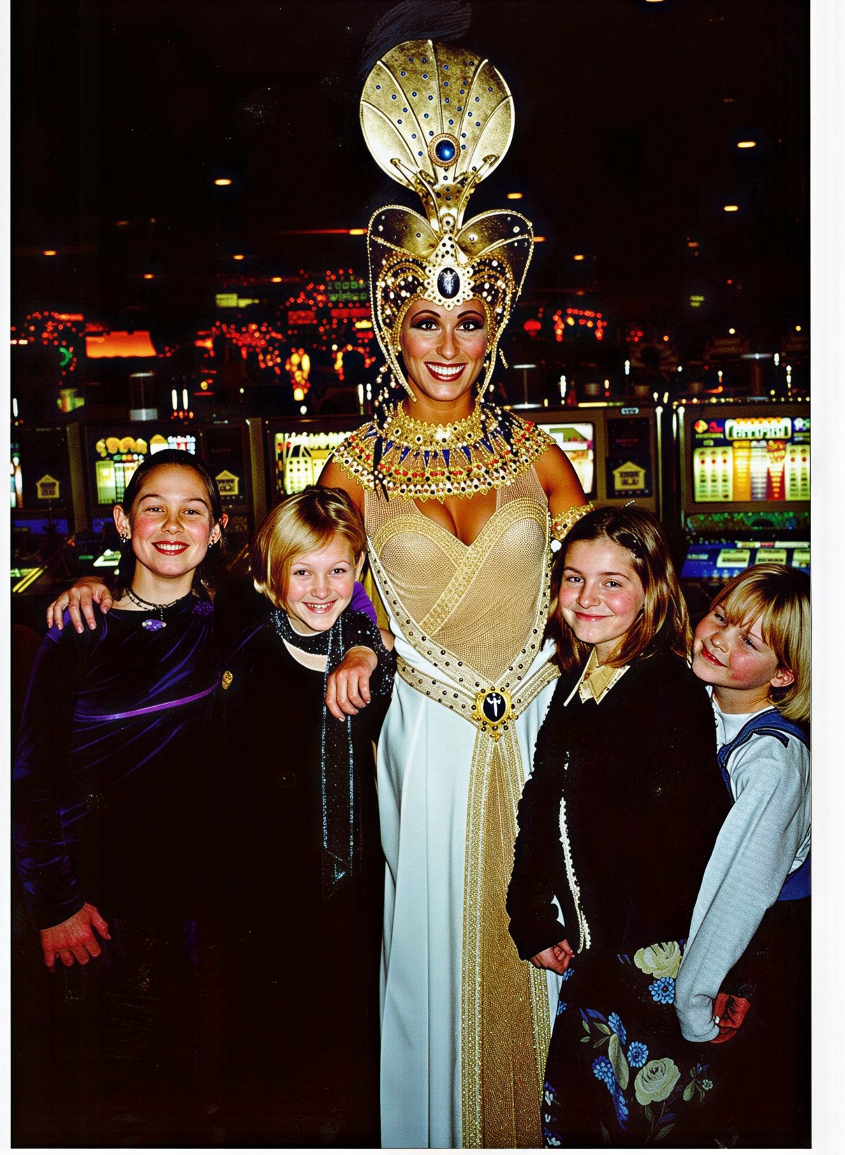 In family friendly Vegas we have Bess Hernreigh, Lauren Biegler, Maria Scully, and Taylor Biegler, all sisters of players,  They had a great time like everyone else!