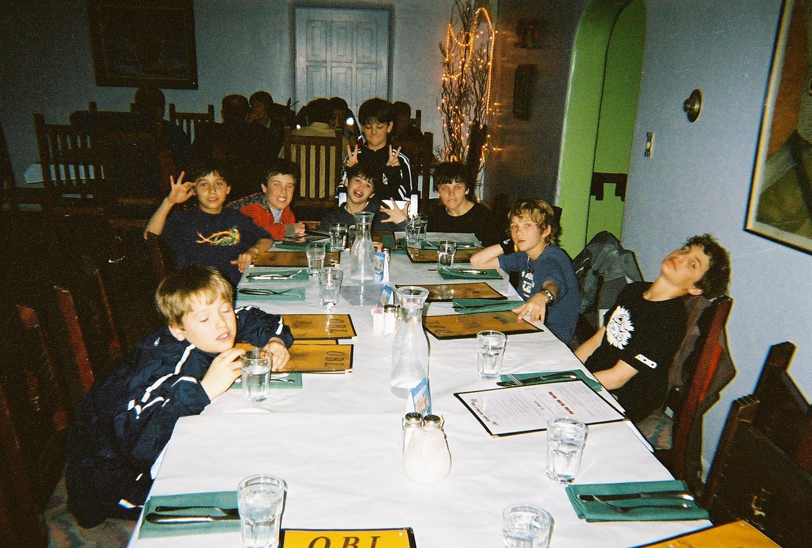 Dinner after victory