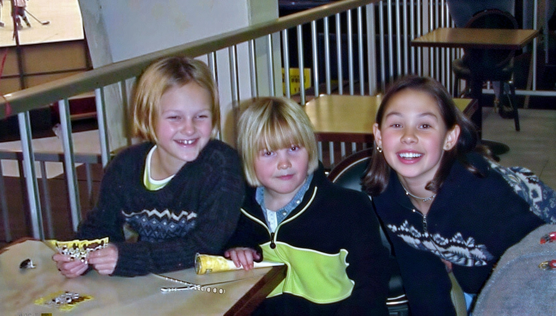 Their brothers are playing the games, but Lauren Biegler, Taylor Biegler, and 
Bess Hernreich had a great time in Vegas.