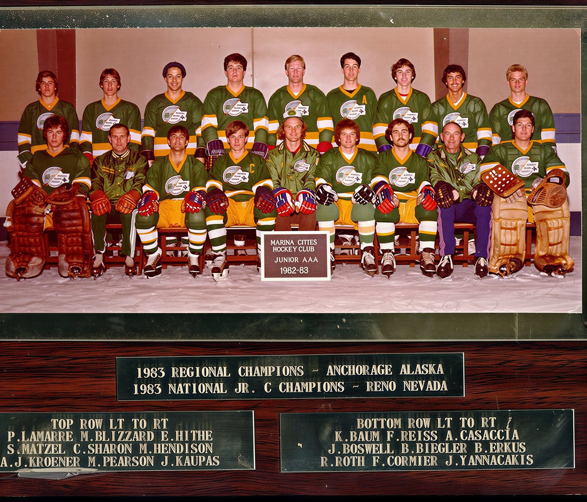 Marina Cities Juniors - 1982 AAA National Champions photo