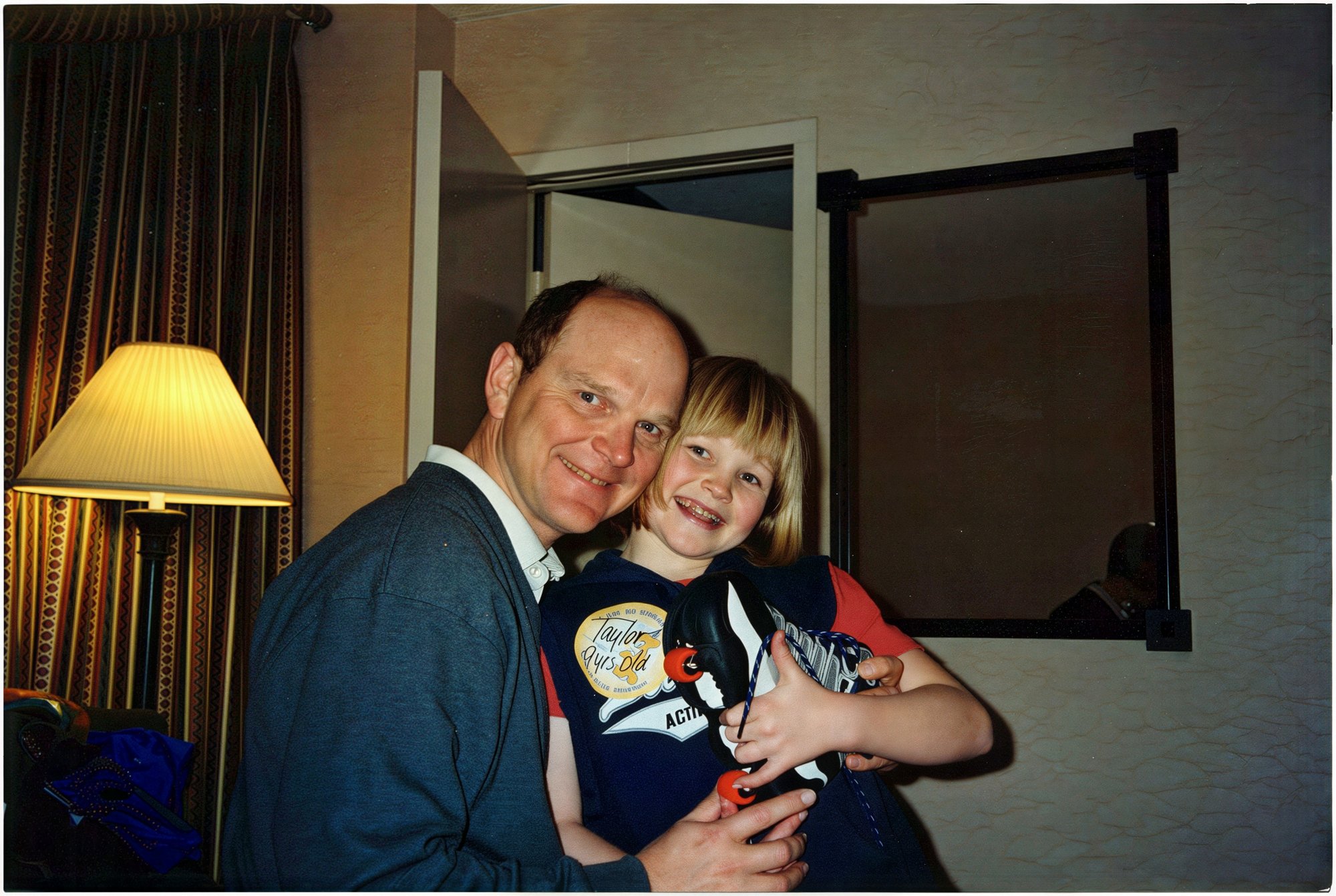 Coach Barry Biegler and daughter Taylor Biegler.